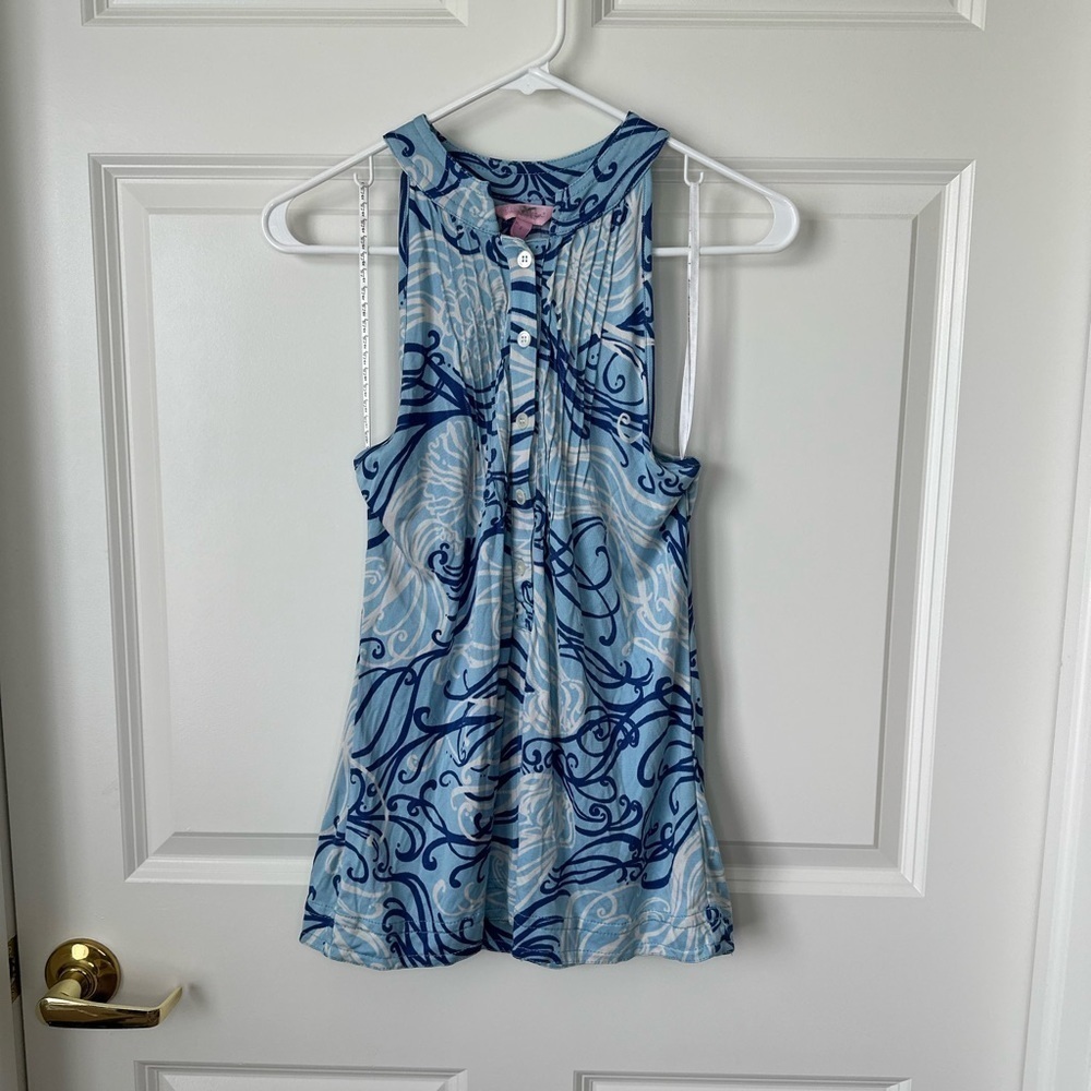 Lilly Pulitzer Jelly Fish Pattern Tank Top Size S